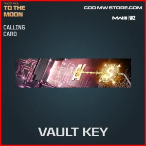 Vault Key Calling Card in Warzone and MW3 Tracer Pack: To The Moon Bundle