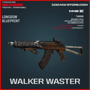 Walker Waster Longbow Blueprint Skin in Warzone and MW3 The Walking Dead Michonne Operator Bundle