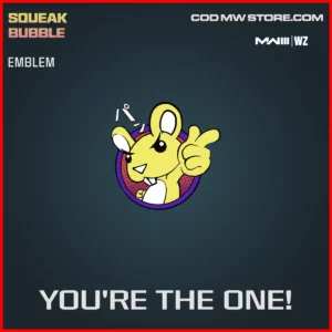 You're The One! emblem in Warzone and MW3 Squeak Bubble Bundle