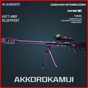 Akkorokamui KATT-AMR Blueprint Skin in Warzone and MW3 8-Armed Bundle