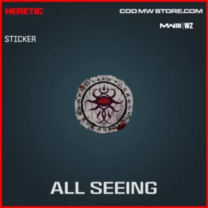 All Seeing Sticker in Warzone and MW3 Heretic Bundle