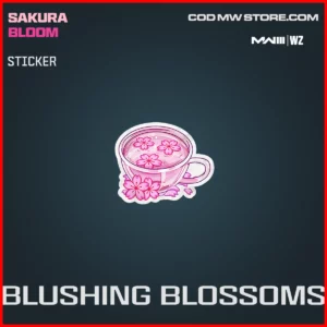 Blushing Blossoms Sticker in Warzone and MW3 Sakura Bloom Bundle