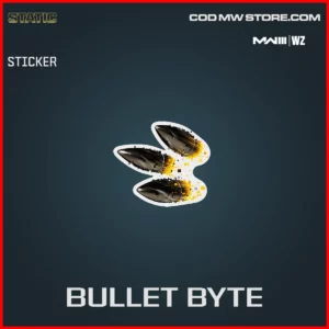 Bullet Byte Sticker in Warzone and MW3 Static Bundle