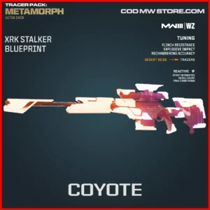 Coyote XRK Stalker Blueprint Skin in Warzone and MW3 Metamorph Ultra Skin Bundle