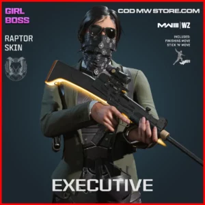 Executive Raptor Skin in Warzone and MW3 Girl Boss Bundle
