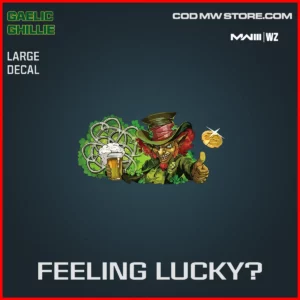 Feeling Lucky? Large Decal in Warzone and MW3 Gaelic Ghillie Bundle