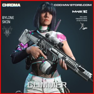Glimmer Byline Skin in Warzone and MW3 Chroma Bundle