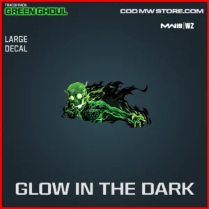 glow in the dark decal in Warzone and MW3 Green Ghoul Bundle