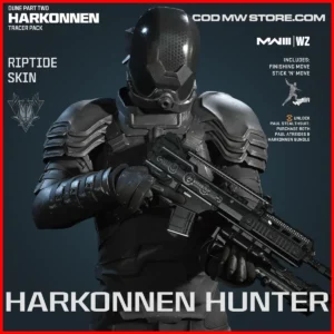 Harkonnen Hunter Riptide Skin in Warzone and MW3 Dune Part Two Harkonnen Tracer Pack Bundle
