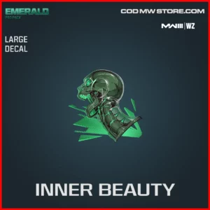 Inner Beauty Large Decal in Warzone and MW3 Emerald Pro Pack Bundle