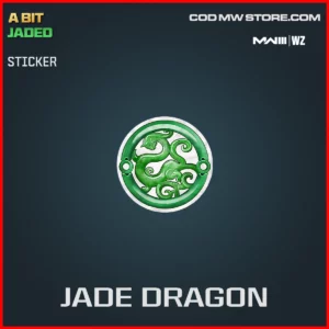Jade Dragon Sticker in Warzone and MW3 A Bit Jaded Bundle