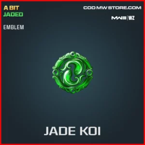 Jade Koi Emblem in Warzone and MW3 A Bit Jaded Bundle