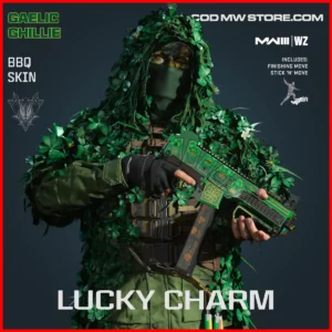 Lucky Charm BBQ Skin in Warzone and MW3 Gaelic Ghillie Bundle
