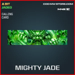 Mighty Jade Calling Card in Warzone and MW3 A Bit Jaded Bundle