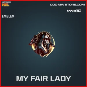 My Fair Lady Emblem in Warzone and MW3 Underworld: Hel Bundle