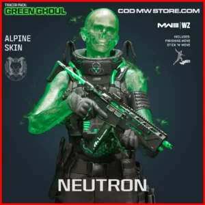 Neutron Alpine Skin in Warzone and MW3 Green Ghoul Bundle