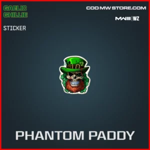 Phantom Paddy Sticker in Warzone and MW3 Gaelic Ghillie Bundle