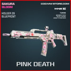 Pink Death Holger 26 Bluperint Skin in Warzone and MW3 Sakura Bloom Bundle