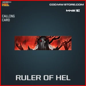 Ruler of Hel Calling Card in Warzone and MW3 Underworld: Hel Bundle