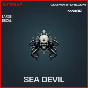 Sea Devil Large Decal in Warzone and MW3 Tatted Up Bundle