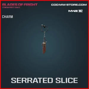 Serrated Slice charm in Warzone and MW3 Blades of Fright Dismemberment Bundle