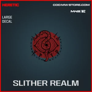 Slither Realm Large Decal in Warzone and MW3 Heretic Bundle