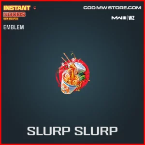 Slurp Slurp Emblem in Warzone and MW3 Instant Noods Bundle