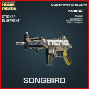 Songbird Striker blueprint skin in Warzone and MW3 Wildlife Wanted Homie Pigeon Bundle