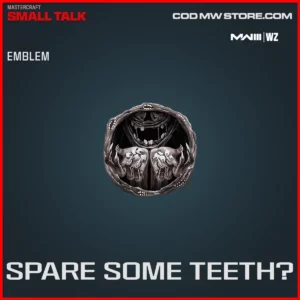 Spare Some Teeth? Emblem in Warzone and MW3 Small Talk Mastercraft Bundle