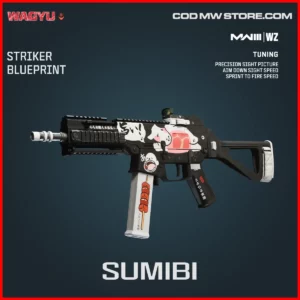Sumibi Striker Blueprint Skin in Warzone and MW3 Wagyu Bundle