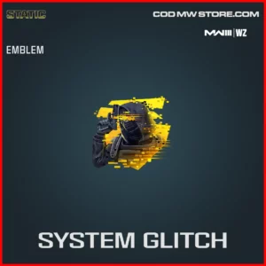 System Glitch Emblem in Warzone and MW3 Static Bundle