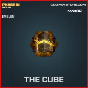 The Cube Emblem in Warzone and MW3 Phase In Tracer Pack Bundle