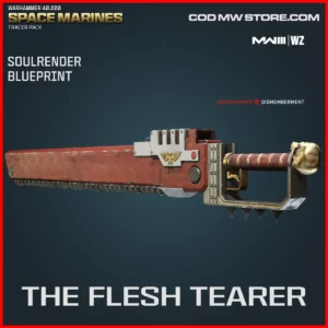 The Flesh Tearer Soulrender Blueprint Skin in Warzone and MW3 Warhammer 40000 Space Marines Tracer Pack Bundle