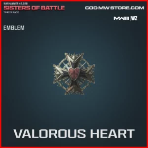 Valorous Heart Emblem in Warzone and MW3 Warhammer 40.000 Sisters of Battle Bundle