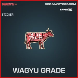 Wagyu Grade Sticker in Warzone and MW3 Wagyu Bundle