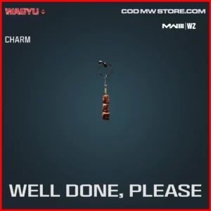 Well Done, Please Charm in Warzone and MW3 Wagyu Bundle