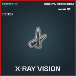X-Ray Vision Sticker in Warzone and MW3 Emerald Pro Pack Bundle