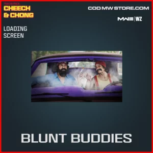 Blunt Buddies Loading Screen in Warzone and MW3 Tracer Pack: Cheech & Chong Bundle