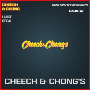 Cheech & Chong's Large Decal in Warzone and MW3 Tracer Pack: Cheech & Chong Bundle