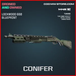 Conifer Lockwood 680 Blueprint skin in Warzone and MW3 Droned and Owned Bundle