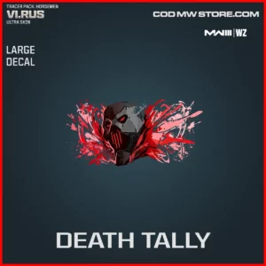Death Tally Large Decal in Warzone and MW3 Horsemen: Vi.rus Ultra Skin Bundle