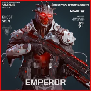 Emperor Ghost Skin in Warzone and MW3 Horsemen: Vi.rus Ultra Skin Bundle