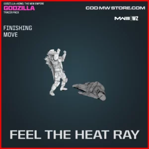 Feel The Heat Ray Finishing Move in Warzone and MW3 Godzilla x Kong The New Empire Godzilla Tracer Pack Bundle