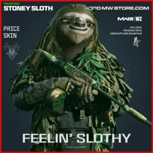 Feelin' Slothy Price Skin in Warzone and MW3 Tracer Pack: Stoney Sloth Bundle