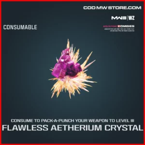 Flawless Aetherium Crystal Consumable in Modern Warfare Zombies and MW3