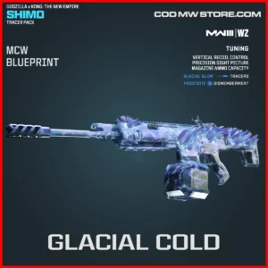 Glacial Cold MCW Blueprint Skin in Warzone and MW3 Godzilla x Kong The New Empire Shimo Tracer Pack Bundle