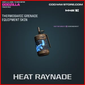 Heat Raynade Thermobaric Grenade Skin in Warzone and MW3 Godzilla x Kong The New Empire Godzilla Tracer Pack Bundle