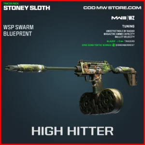 High Hitter WSP Swarm Blueprint Skin in Warzone and MW3 Tracer Pack: Stoney Sloth Bundle