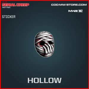 Hollow Sticker in Warzone and MW3 Killer Serial Creep Party Pack Bundle