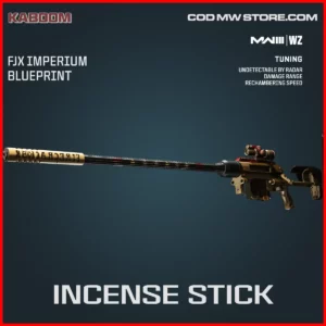 Incense Stick FJX Imperium Blueprint Skin in Warzone and MW3 Kaboom Bundle